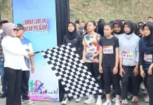 Ratusan Pelajar Lahat Ikuti Lomba Lari 5K