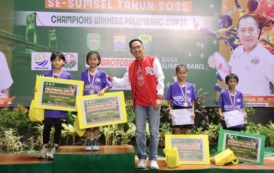 Kejuaraan Bulu Tangkis Palembang Cup IV Ditutup