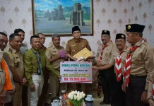 Kwarcab Magelang Salurkan Donasi untuk Korban Longsor Pandanarum