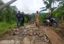 Terdampak Longsor, Jalan Utama Dusun Bumen Segera Diperbaiki 