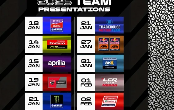 Jadwal Peluncuran Tim Balap Motor Prototype Motogp 2026