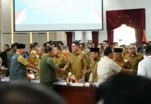 Ikuti Rakor Langsung Bersama Mendagri dan Kepala BNPB