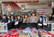 Polres Cimahi Ungkap 16 Kasus Narkoba, 23 Tersangka