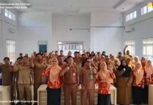 Sertijab Kepala Dinas dan DWP Dispora Kobar Berlangsung Khidmat 