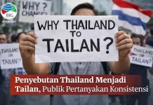 Penyebutan Thailand Menjadi Tailan Resmi, Publik Pertanyakan Konsistensi