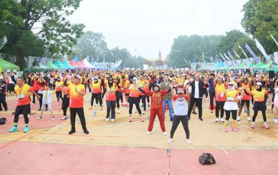 Ribuan Pelari Ramaikan SUMEKS Musi Run VI