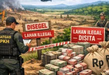 Satgas PKH Sita 4 Juta Hektare Lahan Ilegal