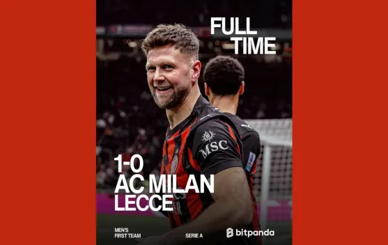 Fullkrug Bawa Milan Taklukkan Lecce