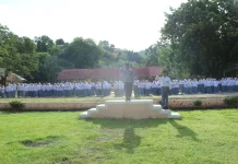 Polsek Lambu Sosialiasi Anti Bullying di SMAN 1 
