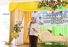 HUT ke-25 BAZNAS: 30 Pasangan di Kobar Ikuti Nikah Massal Gratis