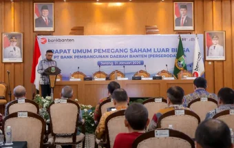 Gelar RUPSLB, Gubernur Minta Bank Banten Jadi Identitas Daerah