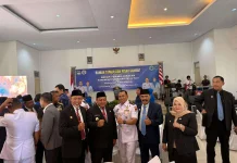 Wabup Tojo Una-Una Hadiri Sertijab Danlanal Palu